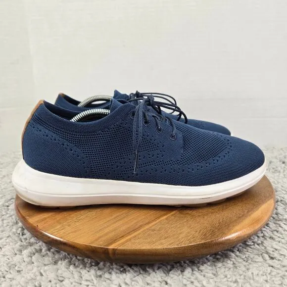 FootJoy Flex LE2 Dark Blue Wingtip Casual Lace Up Spikeless Golf Shoes Mens 10 M