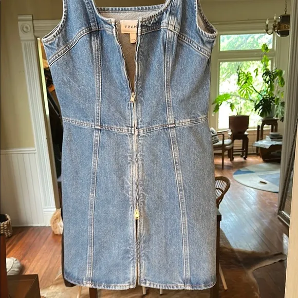 FRAME Denim Zip minidress