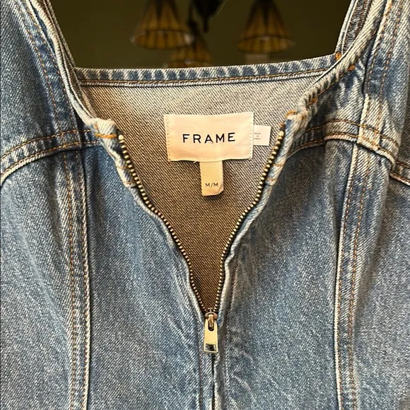FRAME Denim Zip minidress