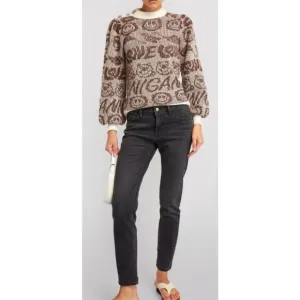 Frame La Garcon Straight Leg Gray Faded Black Ankle Straight Leg Jeans ~ Sz 28