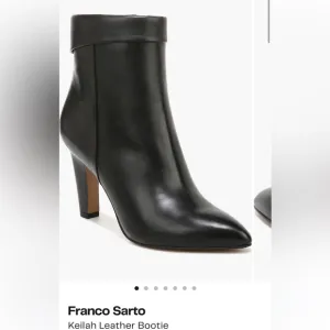 Franco Sarto Black Leather Bootie