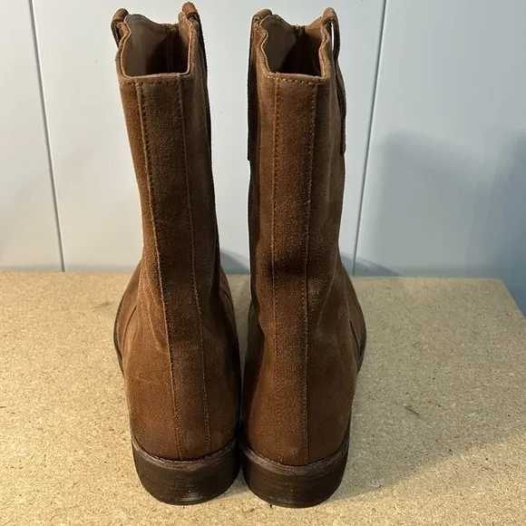 Free People Easton Equestrian Suede Boots (TS10)