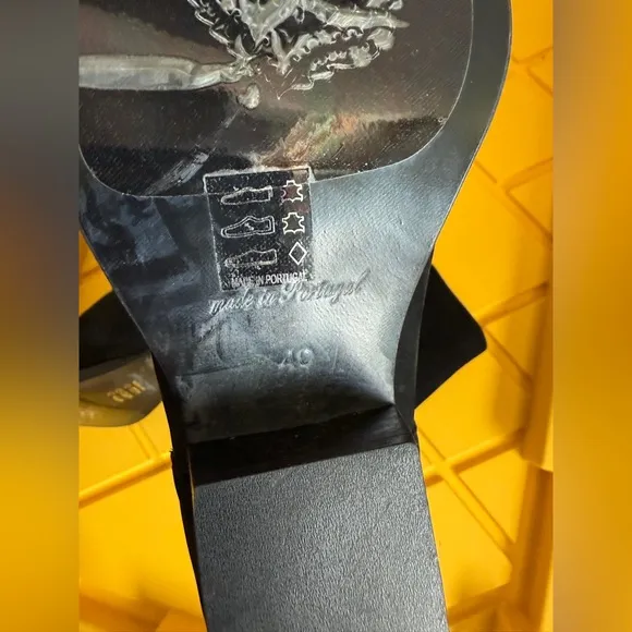 Free People Moon and Back Black Western Boots Size 40