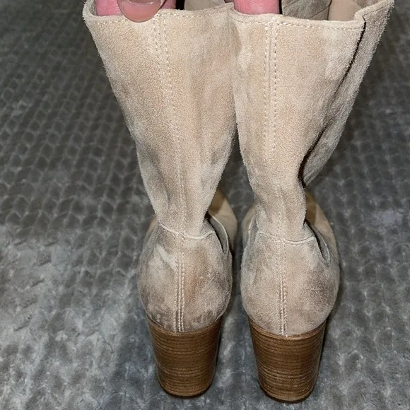 Free People Vero Cuoio Dakota Heel Boots.  Size 37.  Made in Italy.