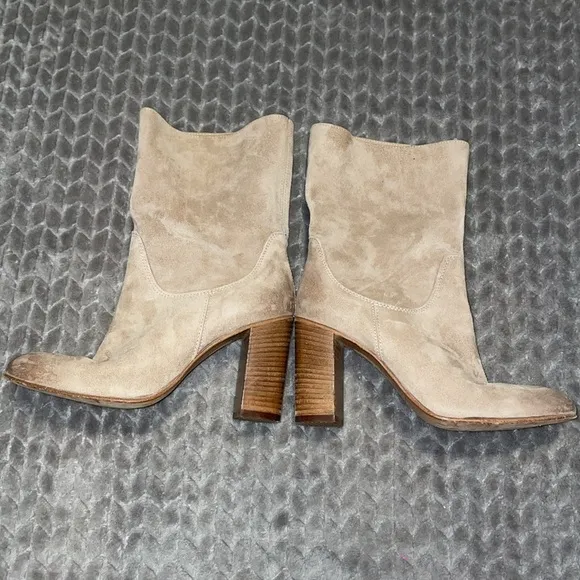 Free People Vero Cuoio Dakota Heel Boots.  Size 37.  Made in Italy.
