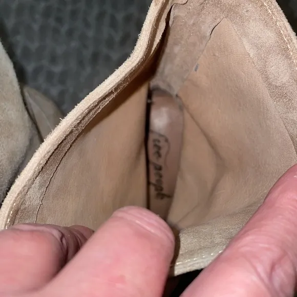 Free People Vero Cuoio Dakota Heel Boots.  Size 37.  Made in Italy.