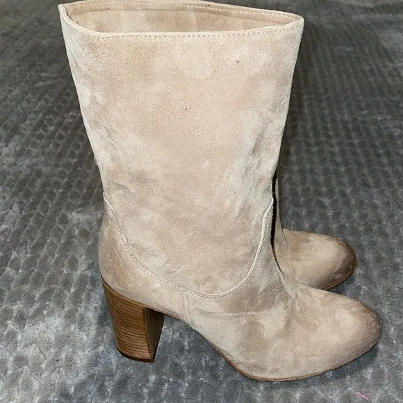 Free People Vero Cuoio Dakota Heel Boots.  Size 37.  Made in Italy.