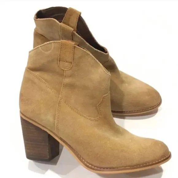 Free People Western Suede Boots