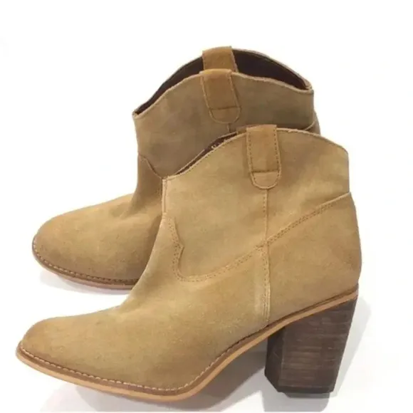 Free People Western Suede Boots