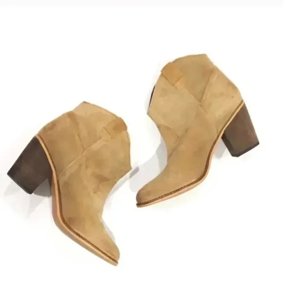 Free People Western Suede Boots