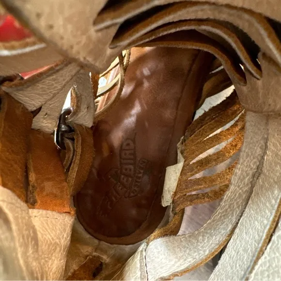 FREEBIRD BY STEVEN Sally' Huarache Bootie Leather Rare And Retired, Women’s 9
