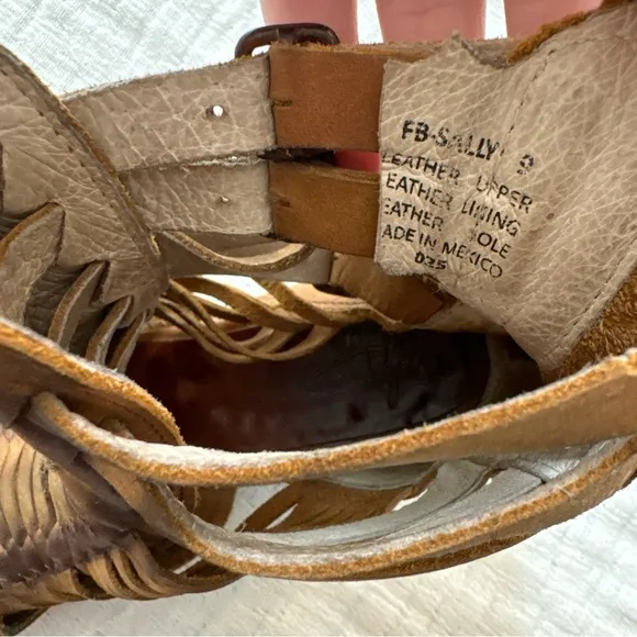 FREEBIRD BY STEVEN Sally' Huarache Bootie Leather Rare And Retired, Women’s 9