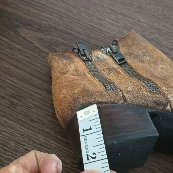 FREEBIRD by Steven Brown Suede “Clash” Ankle Booties sz9