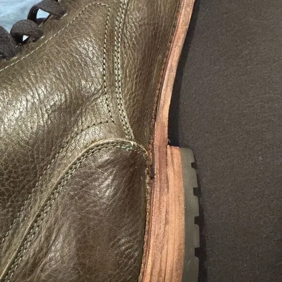 FREEBIRD Men’s Benning Green Leather Boots 10