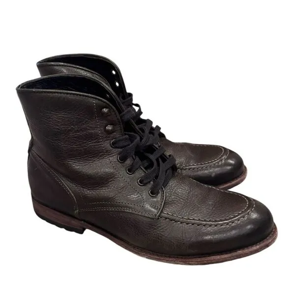 FREEBIRD Men’s Benning Green Leather Boots 10