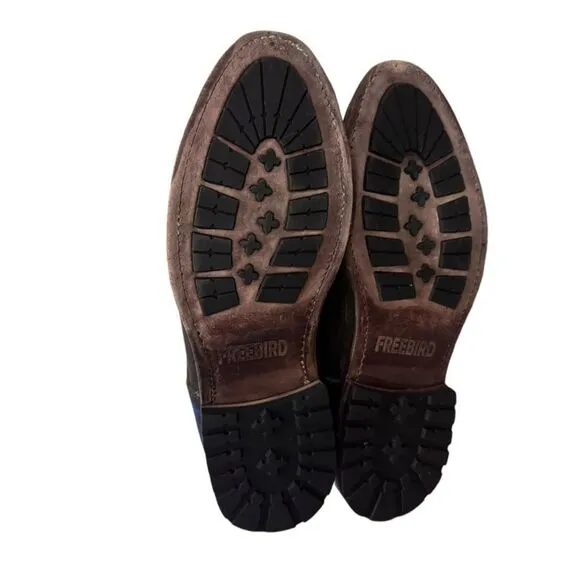 FREEBIRD Men’s Benning Green Leather Boots 10