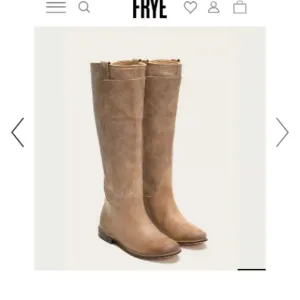 FRYE | 7.5 Tan Brown Distressed Leather Riding Boots Paige Tall