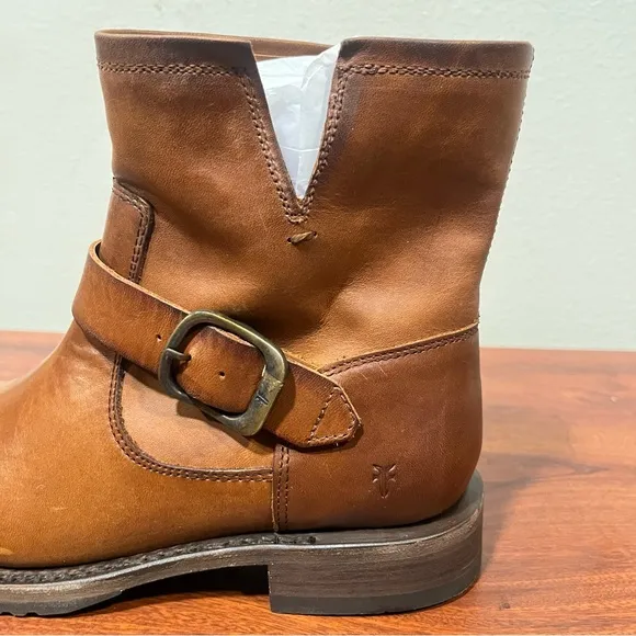 Frye Brown Leather Ankle Boots multiple sizes 7.5, 8 and 8.5 new with box