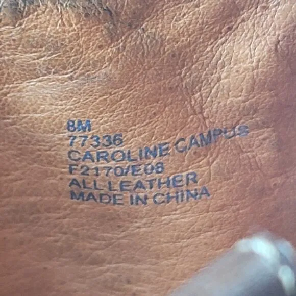Frye Caroline Campus Leather Wedge Women's Boots Size 8