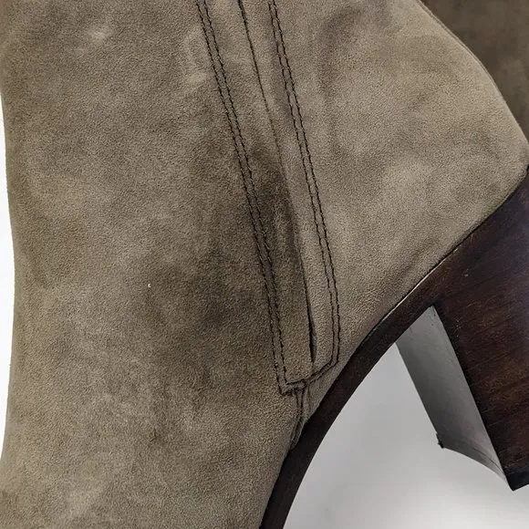 Frye Julia Ankle Boots, Taupe Suede, Women's 9 M
