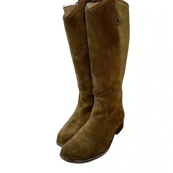FRYE Melissa Button Leather Boots