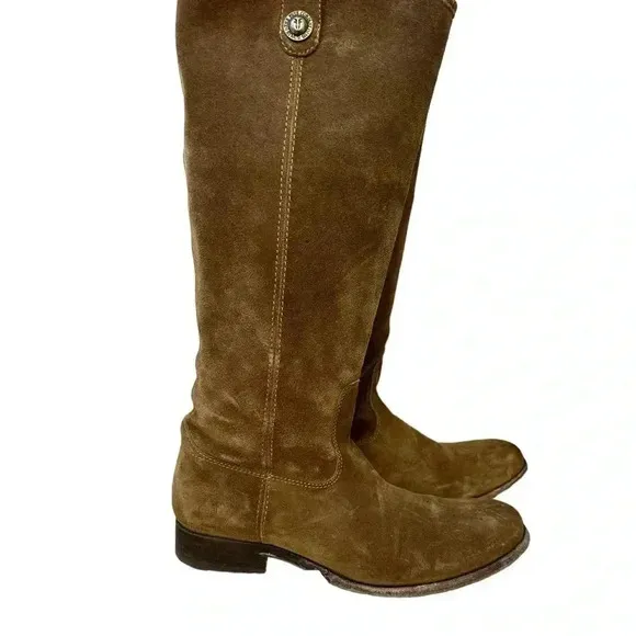 FRYE Melissa Button Leather Boots