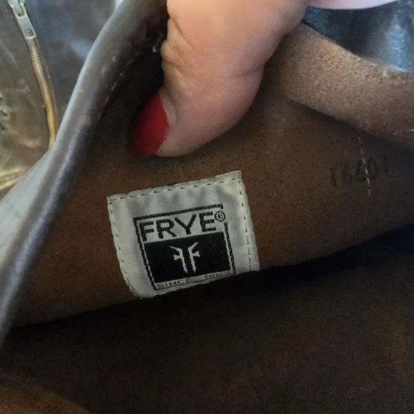 Frye Melissa Riding Lace Up Women’s Size 7 B Brown Leather Boots Euro 37.5 $438