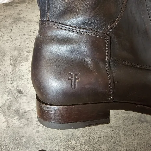 Frye Melissa Riding Lace Up Women’s Size 7 B Brown Leather Boots Euro 37.5 $438