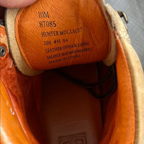 Frye Men's Tan Leather Boots