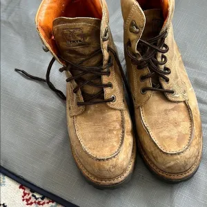 Frye Men's Tan Leather Boots