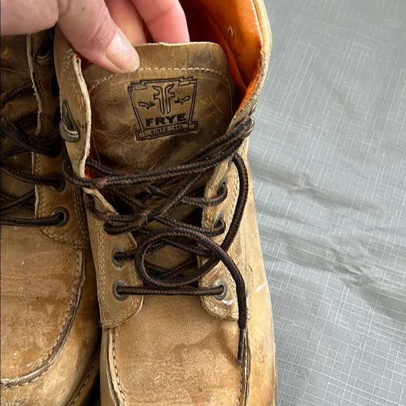 Frye Men's Tan Leather Boots
