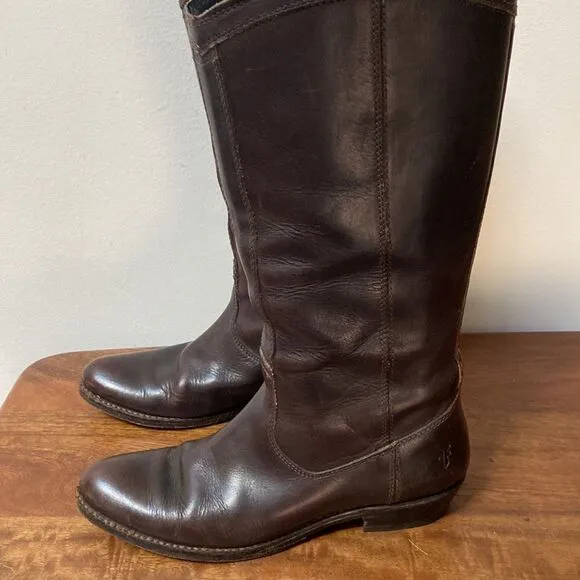 Frye Rider Leather Boots