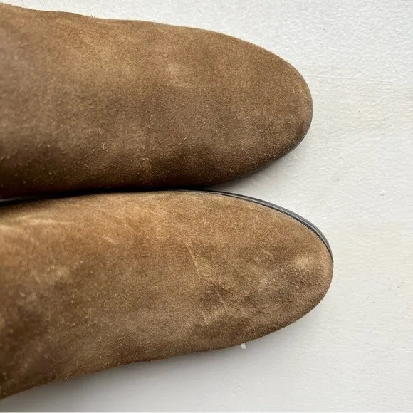 Frye Shootie Bootie Chestnut Brown Suede Meghan Ankle Boots Women’s Size 9