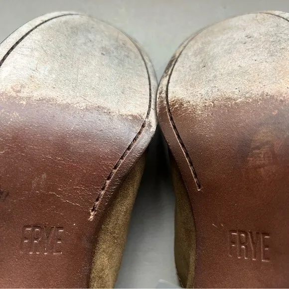 Frye Shootie Bootie Chestnut Brown Suede Meghan Ankle Boots Women’s Size 9
