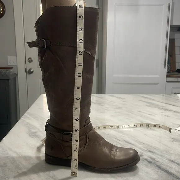 Frye Women's Tall Leather Boots - Taupe