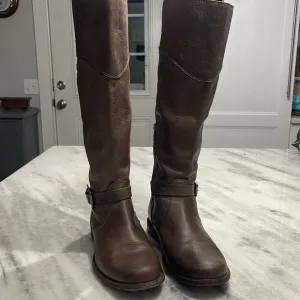 Frye Women's Tall Leather Boots - Taupe