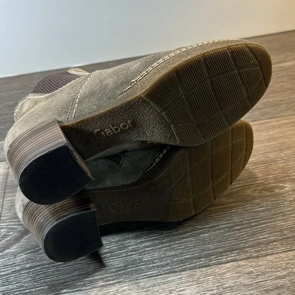 Gabor suede leather boots woman’s size 8.5 US (d81)
