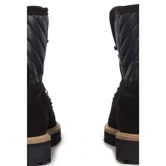 Ganni Black Walking Boot with Sherpa Lining NWOB Size 36