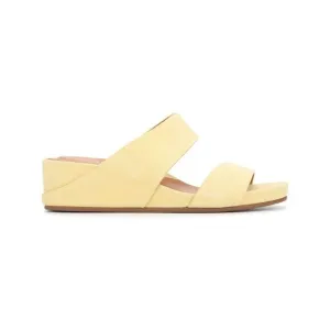 GENTLE SOULS KENNETH COLE Womens Yellow Gisele Wedge Slide Sandals 7 M