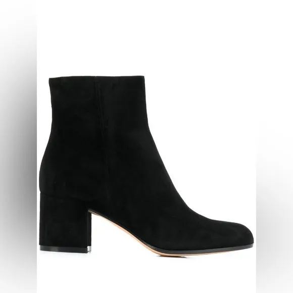 Gianvito Rossi Margaux 65mm Black Suede Ankle Boots