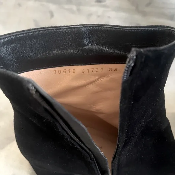 Gianvito Rossi Margaux 65mm Black Suede Ankle Boots