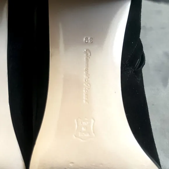 Gianvito Rossi Margaux 65mm Black Suede Ankle Boots