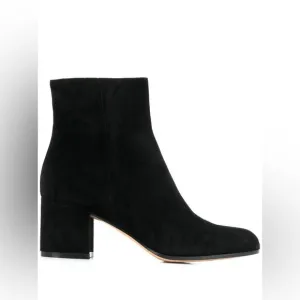 Gianvito Rossi Margaux 65mm Black Suede Ankle Boots