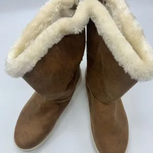 Girls Aleka Faux-Suede Shearling Style Boots