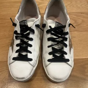 Golden Goose White and Black Women’s Sneakers