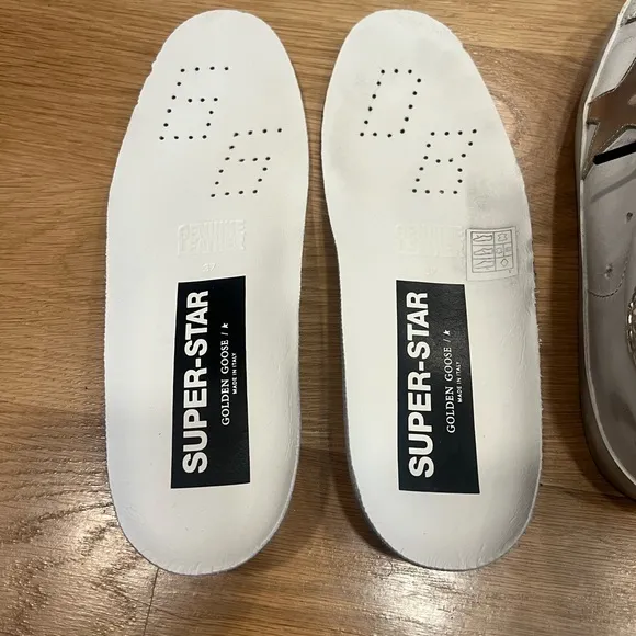 Golden Goose White and Black Women’s Sneakers