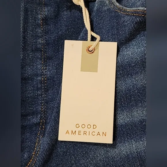 Good American Good Legs Crop Sculpting High Rise Stretch Casual Size 20 NEW