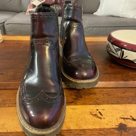 Graceland Havana V. Leather Chelsea Bootssize 8.5