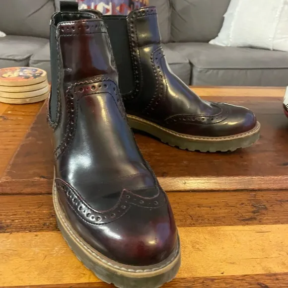 Graceland Havana V. Leather Chelsea Bootssize 8.5