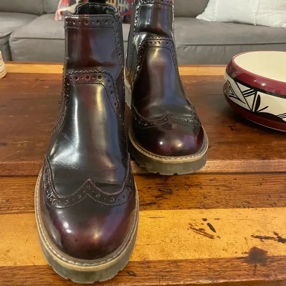 Graceland Havana V. Leather Chelsea Bootssize 8.5